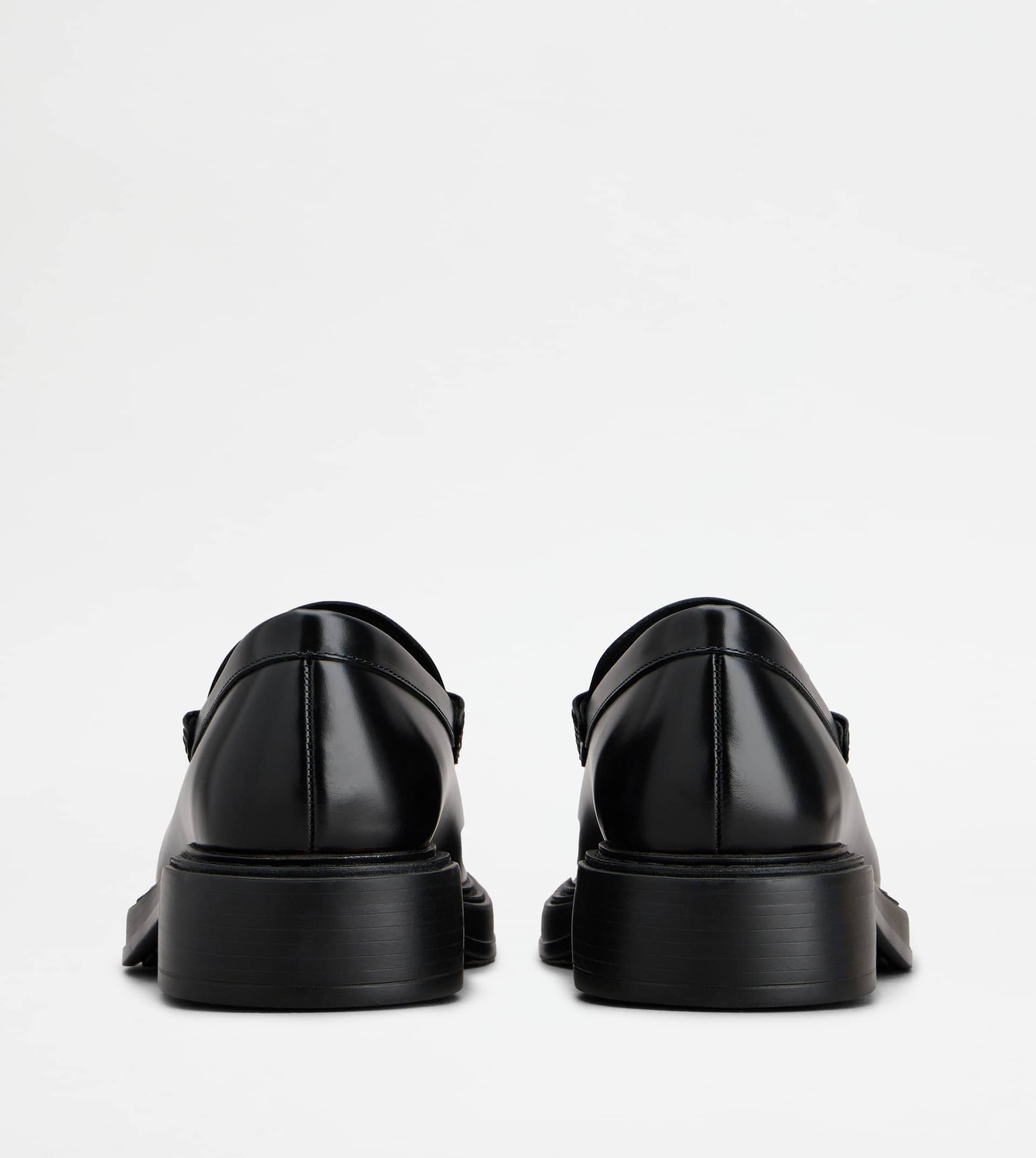 LOAFERS IN LEATHER - BLACK - 3