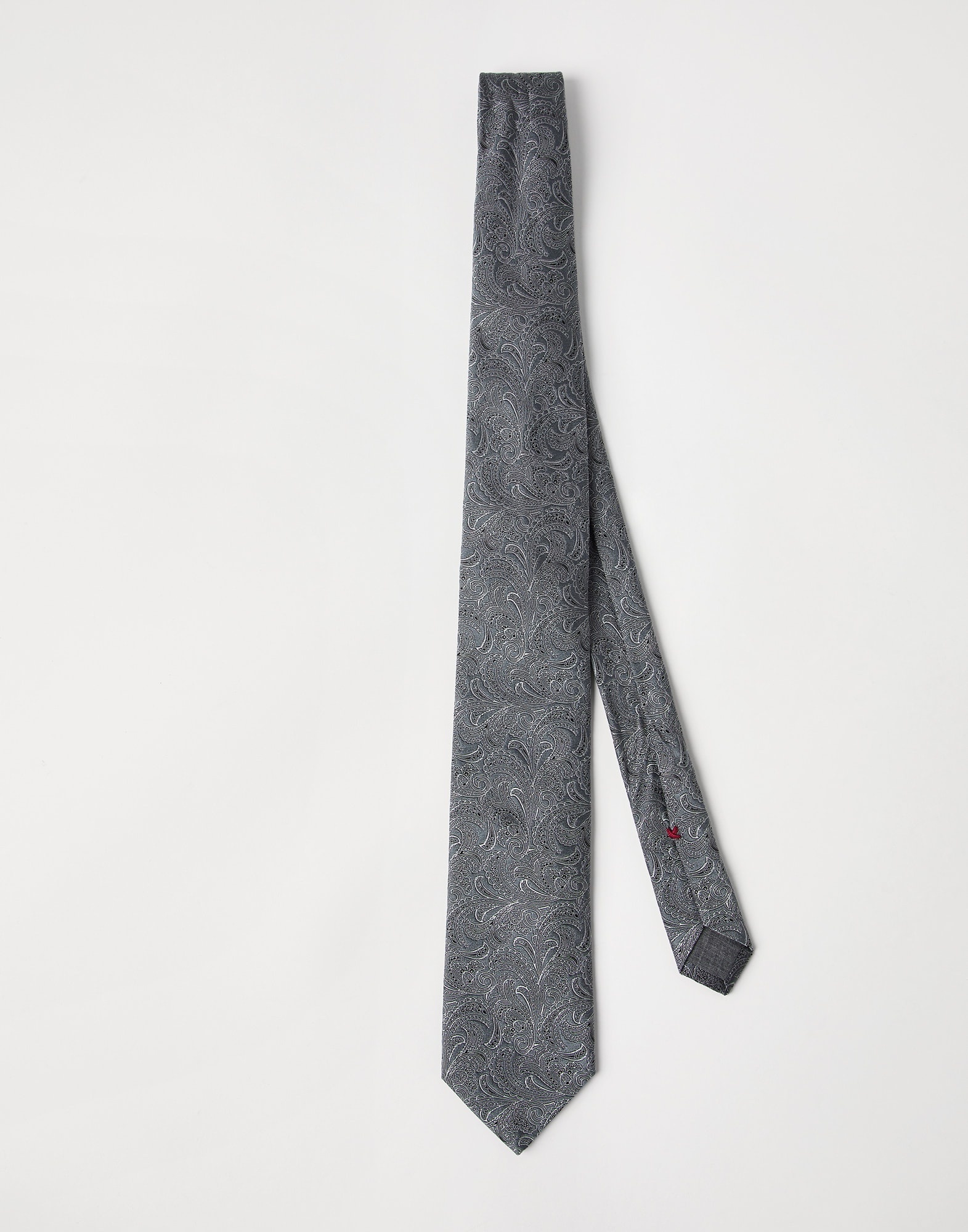 Paisley silk tie - 1