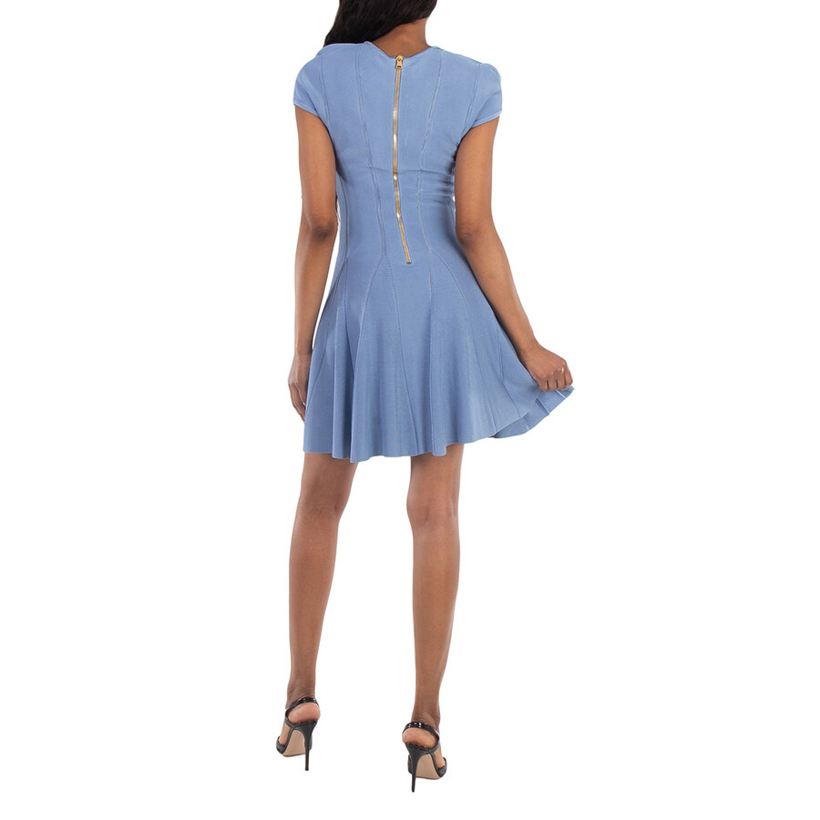 Balmain 6-Button Fine-Knit Minidress - 4