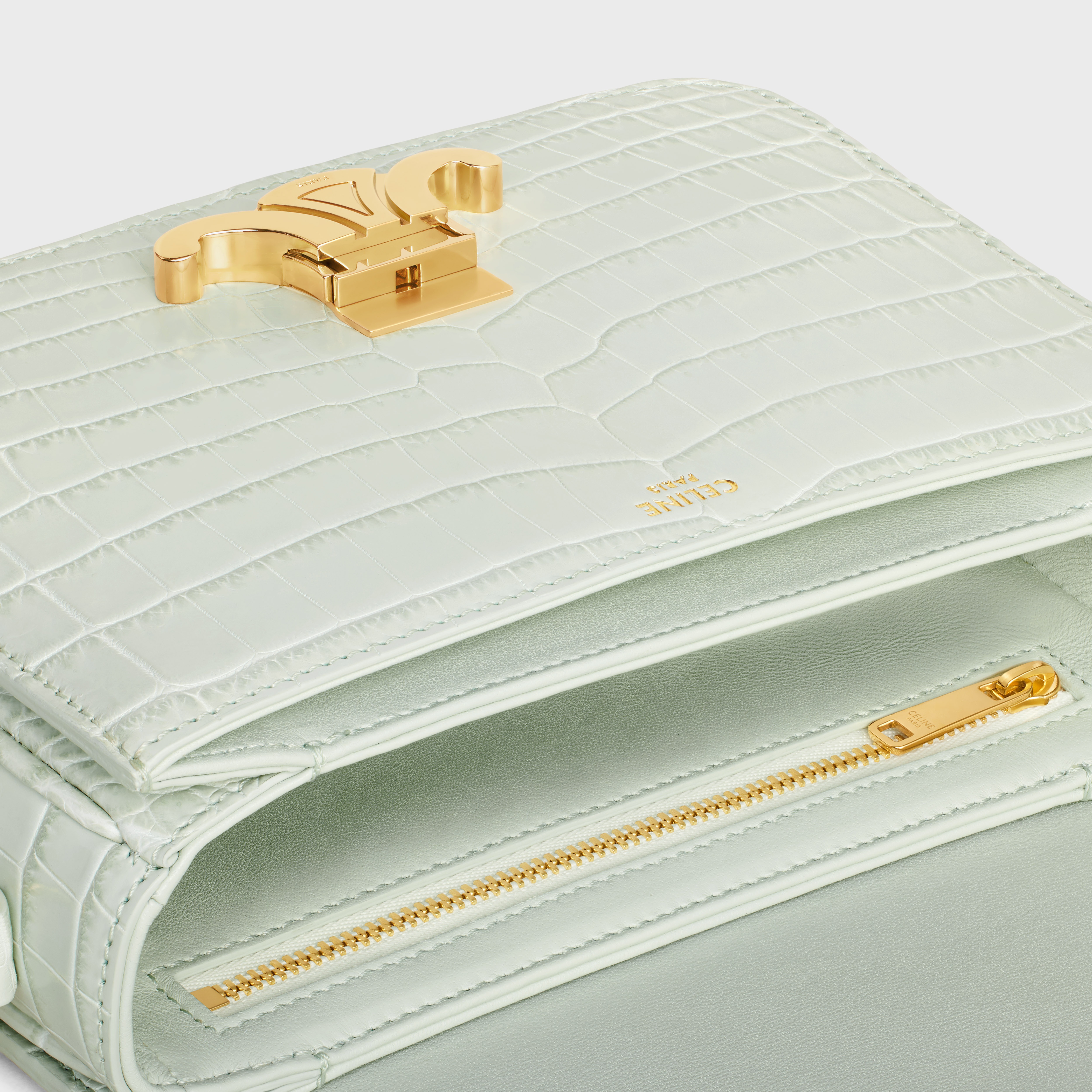 Teen Triomphe Bag in Crocodile - 4