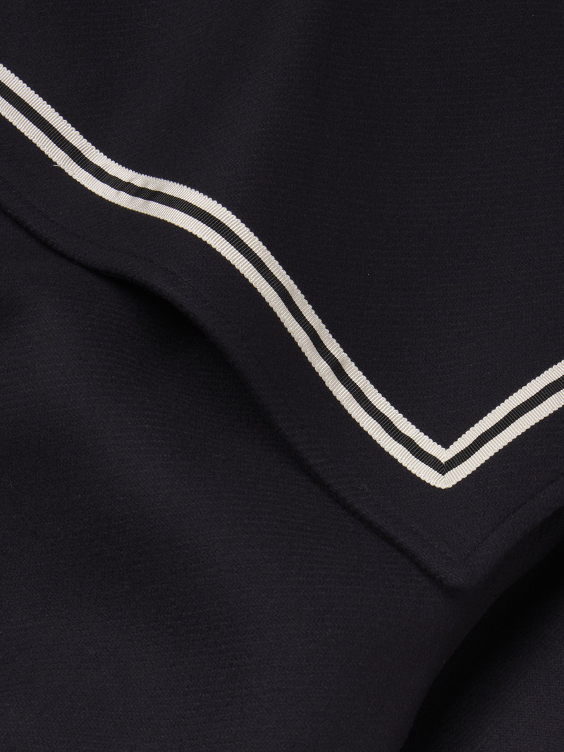 FRAME The Varsity Jacket in Navy Multi outlook