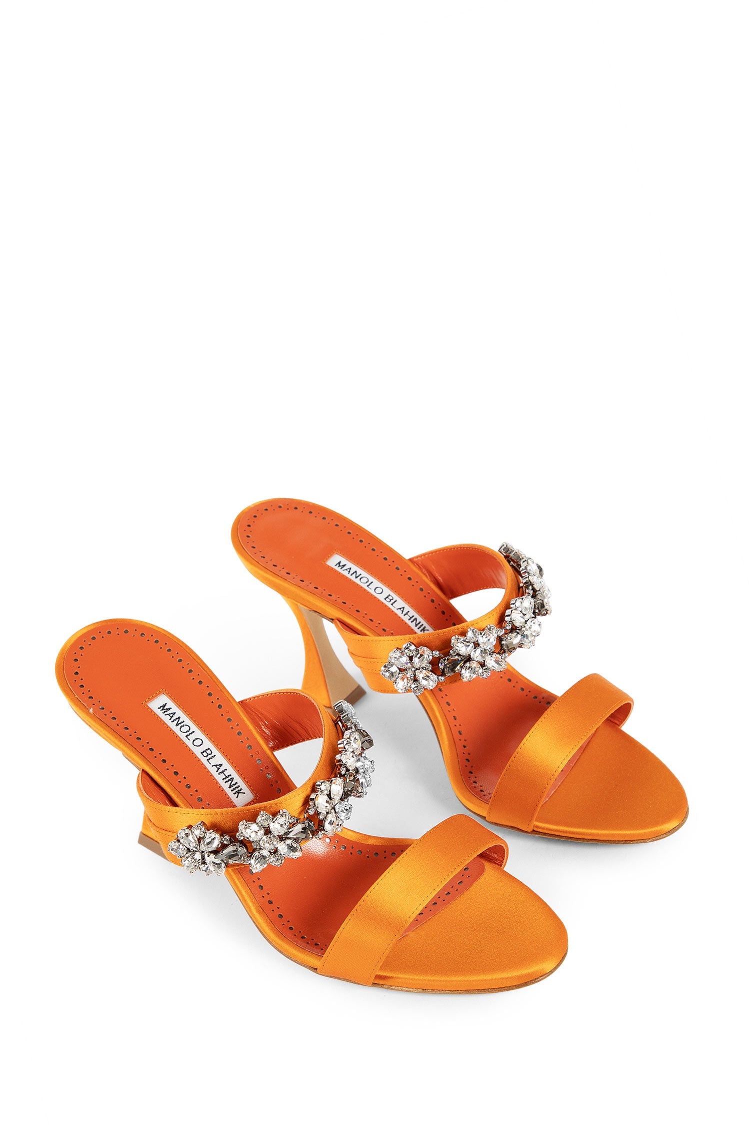 MANOLO BLAHNIK WOMAN ORANGE PUMPS - 7