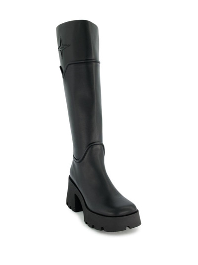 NODALETO Bulla Stormy leather knee boots outlook