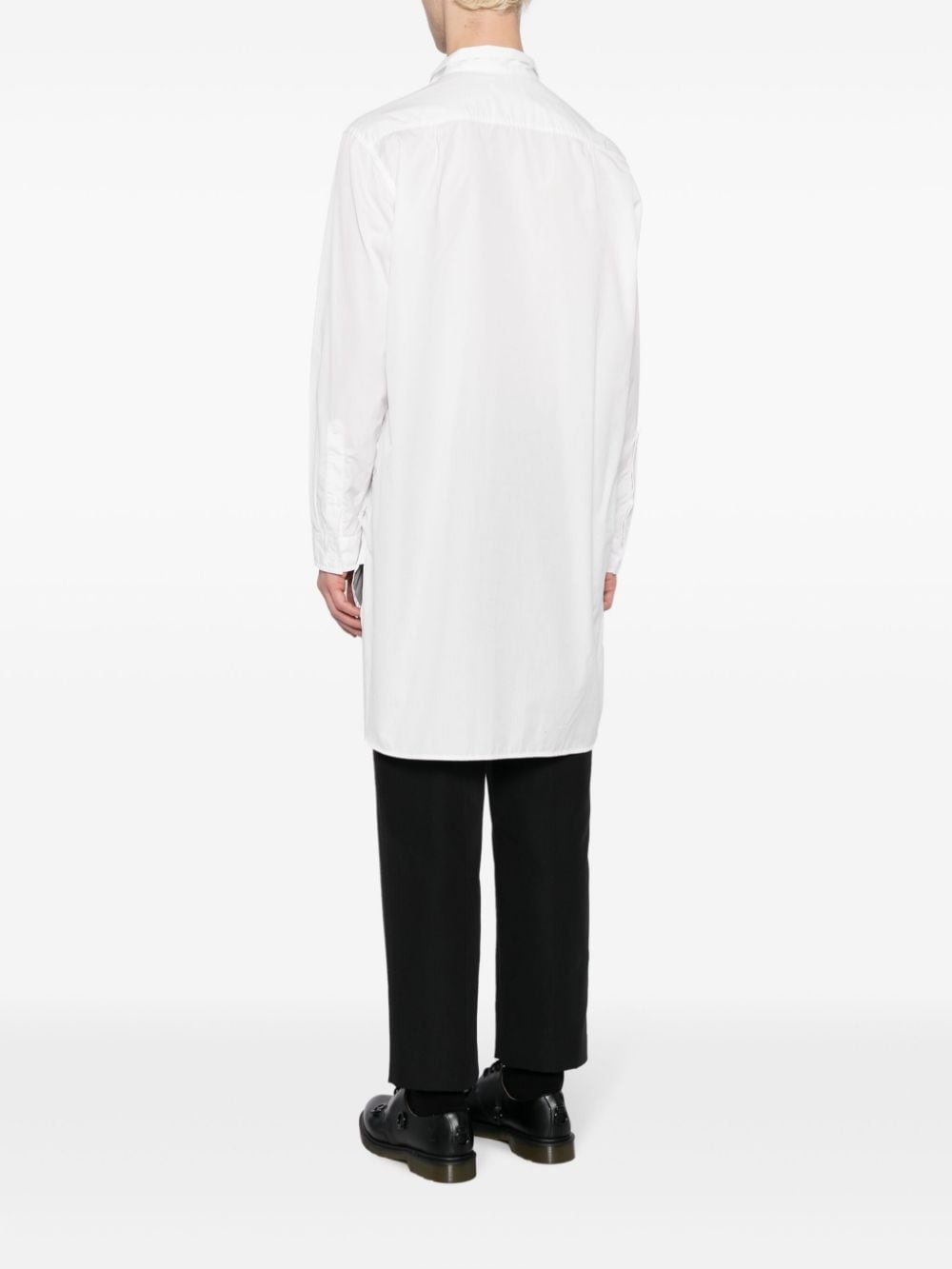 layered cotton shirt - 4