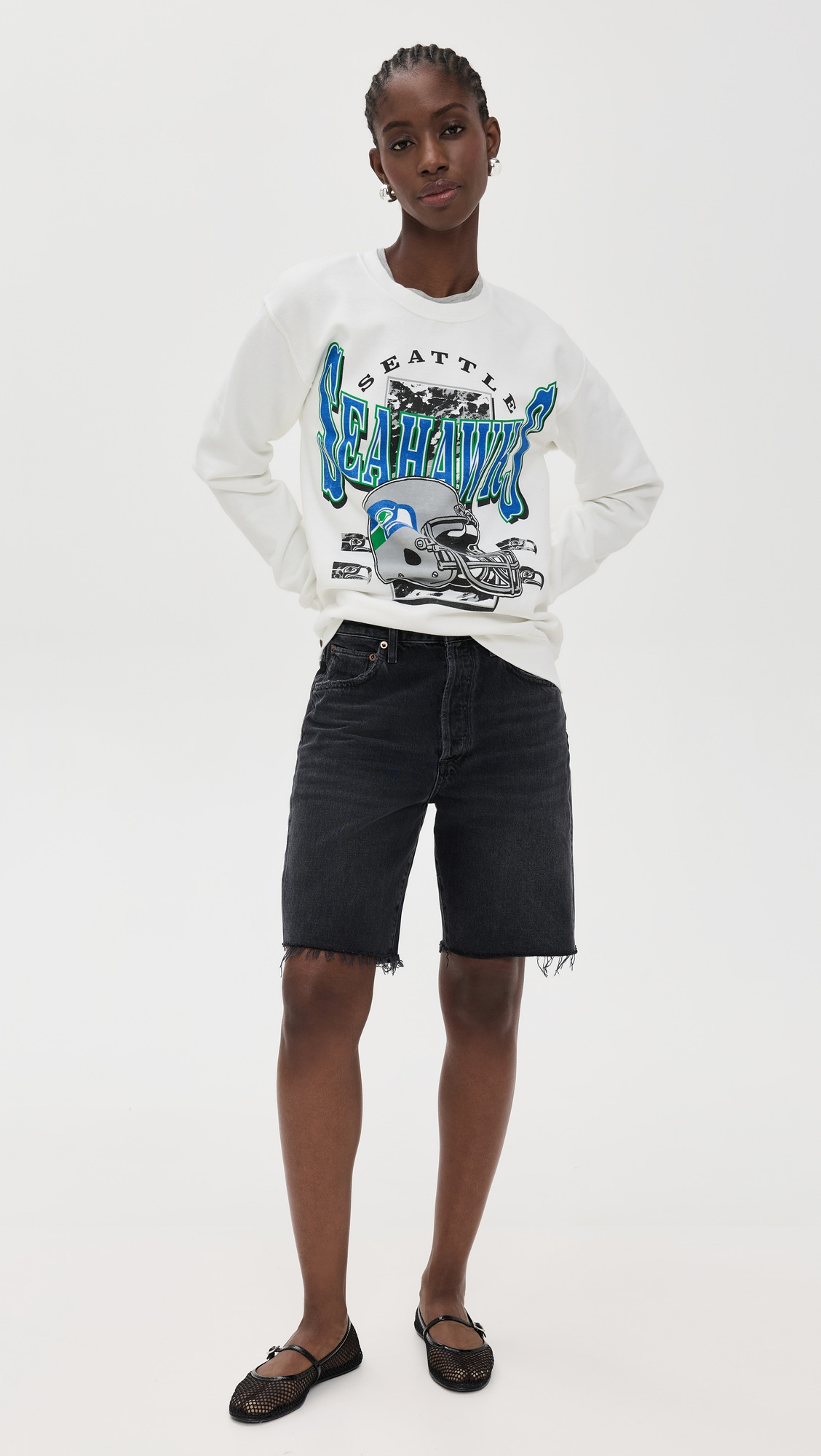 90'S Short: Mid Rise Loose Shorts - 9