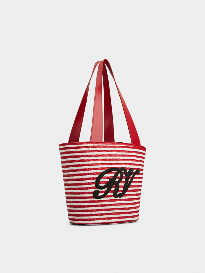 Small Shopping Bag in raffia 3