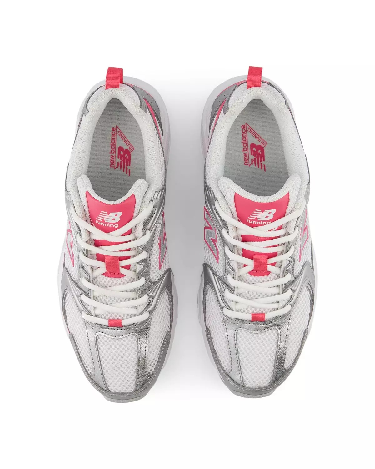 530 "White/Pink/Silver" Unisex Shoe - 6