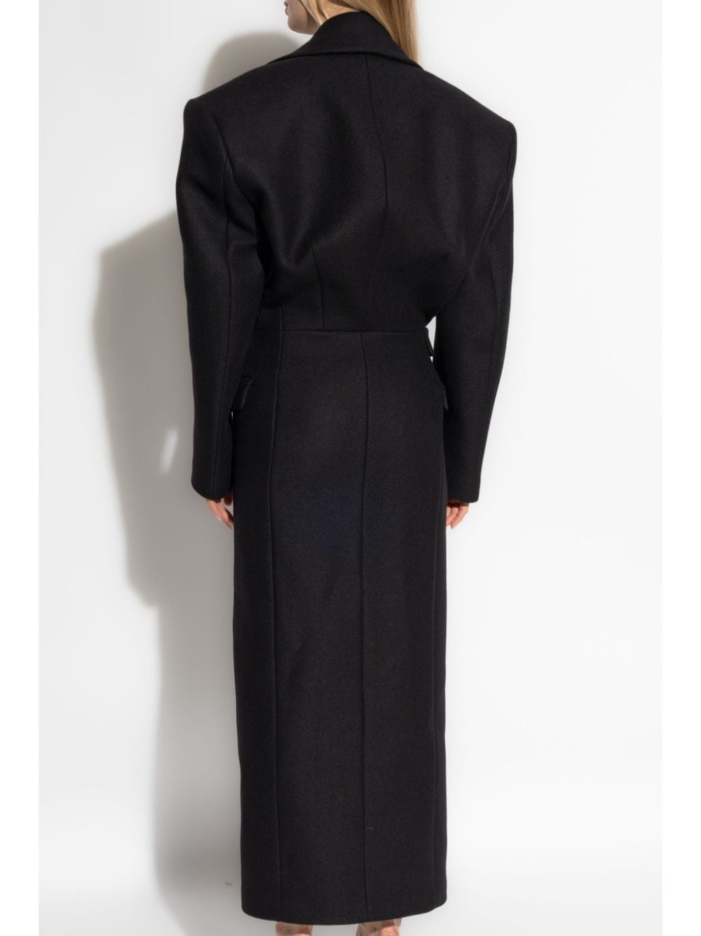 wool maxi coat - 4