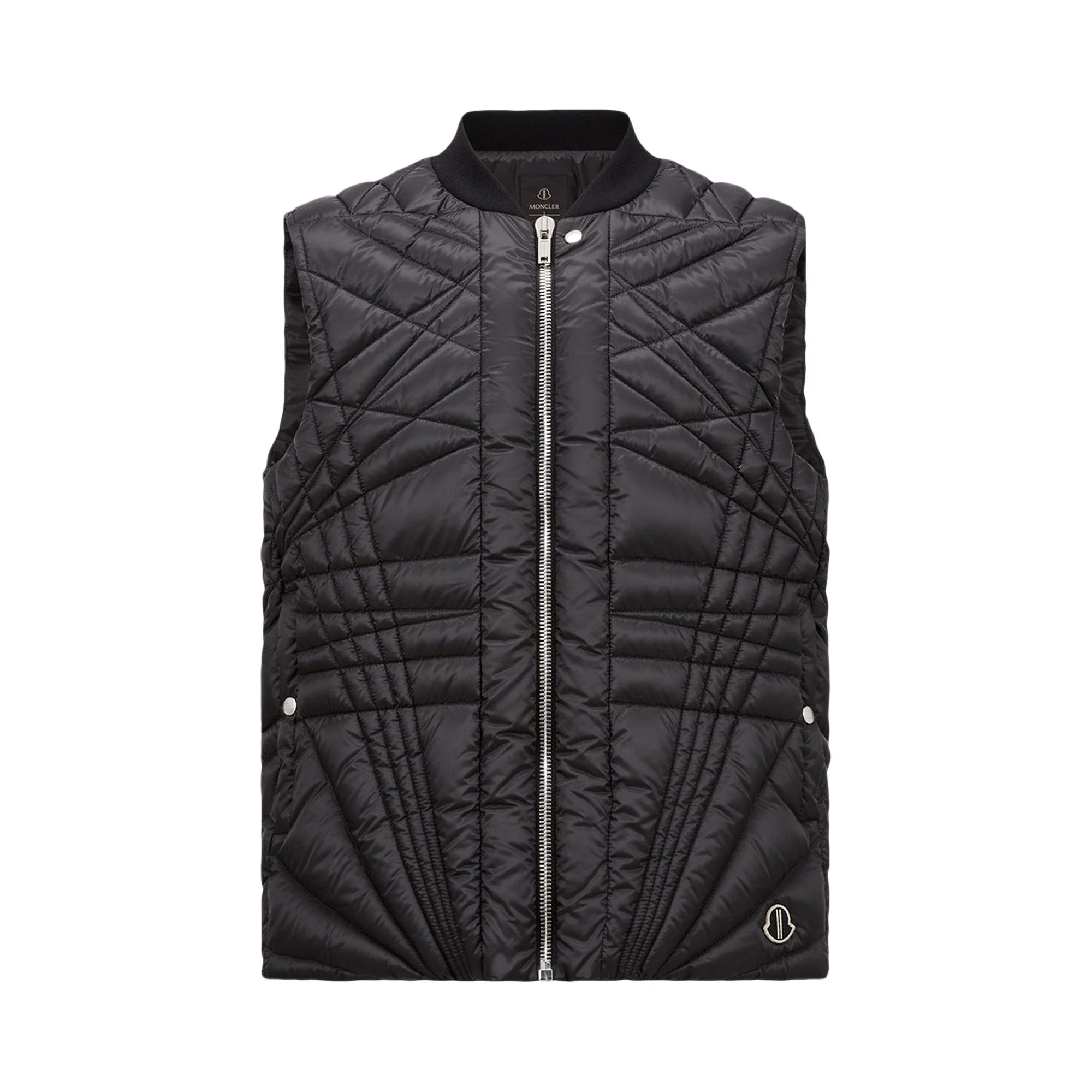 Moncler x Rick Owens Woven Megapenta Flight Vest 'Black' - 1