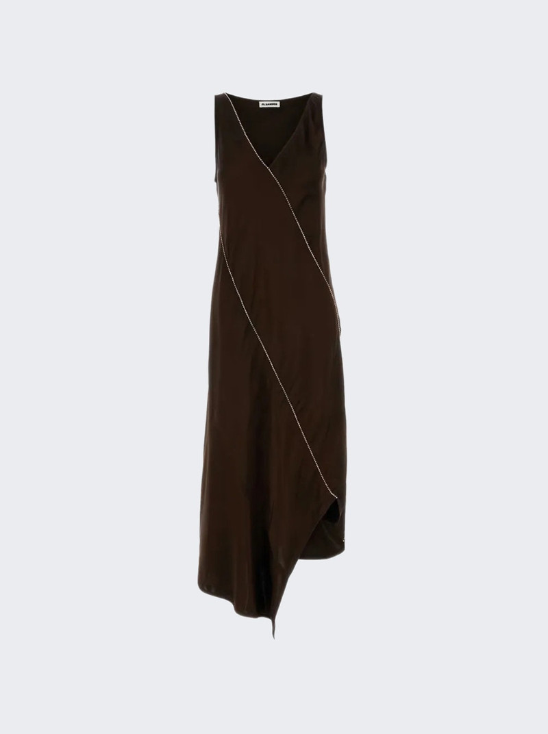 Chain Detail Midi Dress Plum 1
