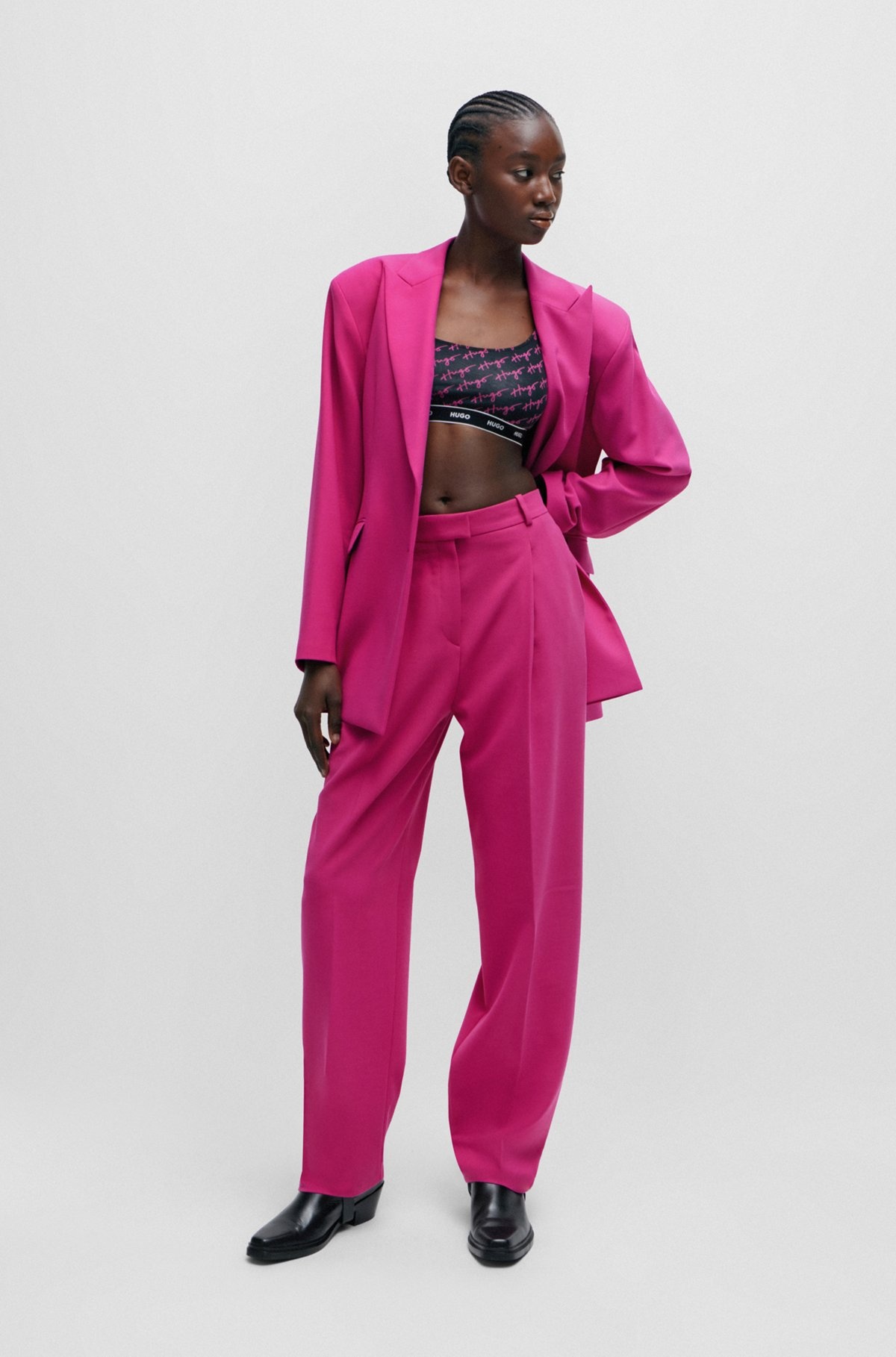 REGULAR-FIT JACKET WITH OFF-CENTER CLOSURE - 3