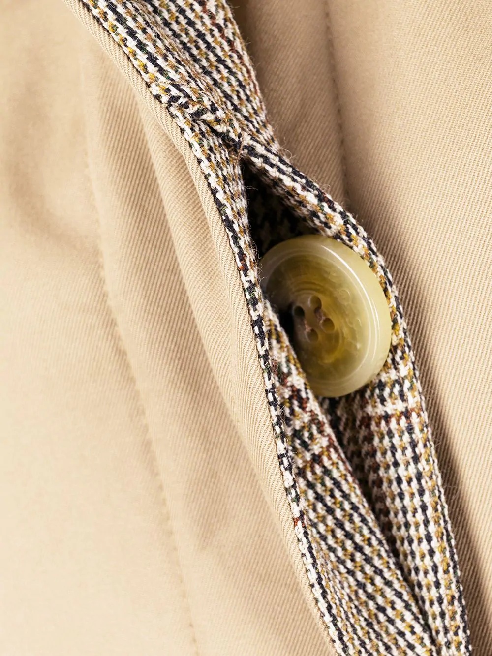 FYVIE Honey x Glen check reversible overcoat | LM-1039R - 7