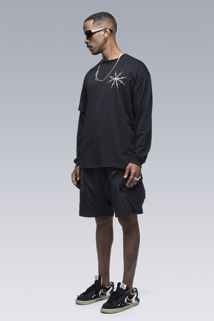 S29-PR-C Pima Cotton Long Sleeve T-shirt BLACK - 6