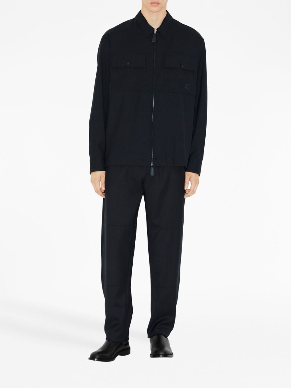Robert Classic wool-mohair blend trousers - 2