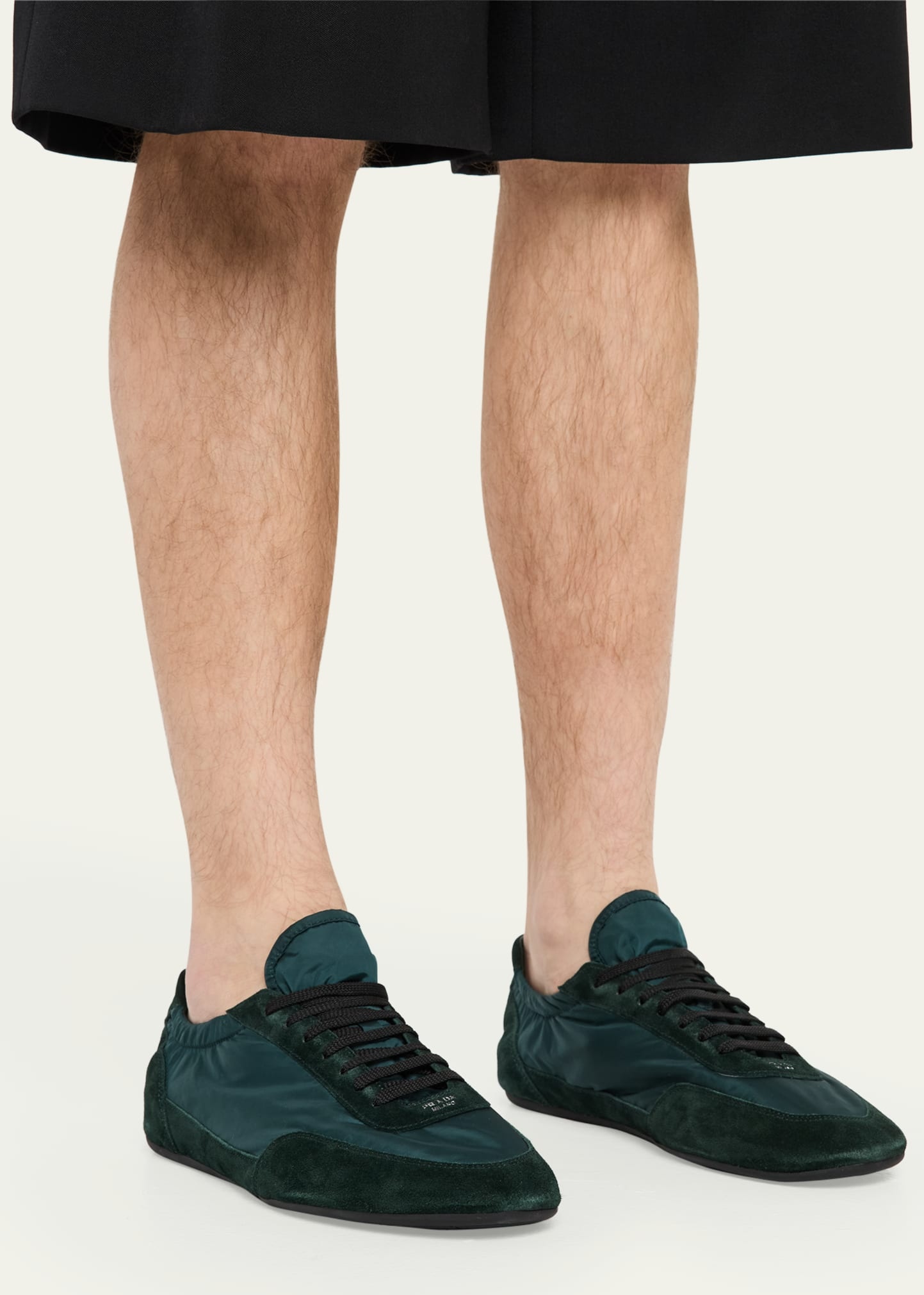 Men's Collapse Nylon and Suede Low-Top Sneakers - 2