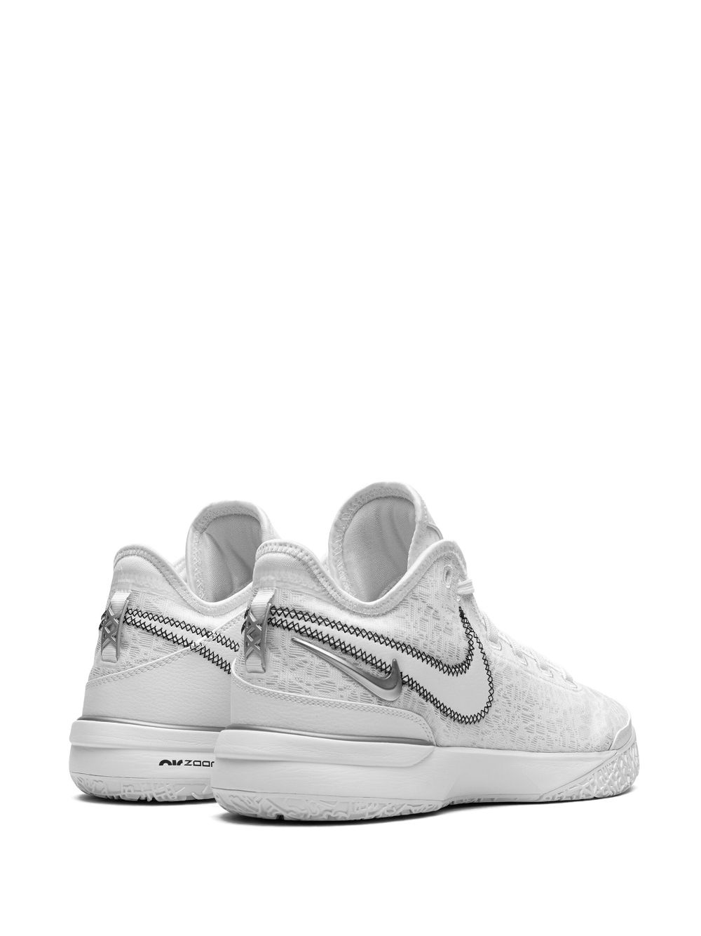 Zoom Lebron NXXT Gen "White / Metallic Silver" sneakers - 3