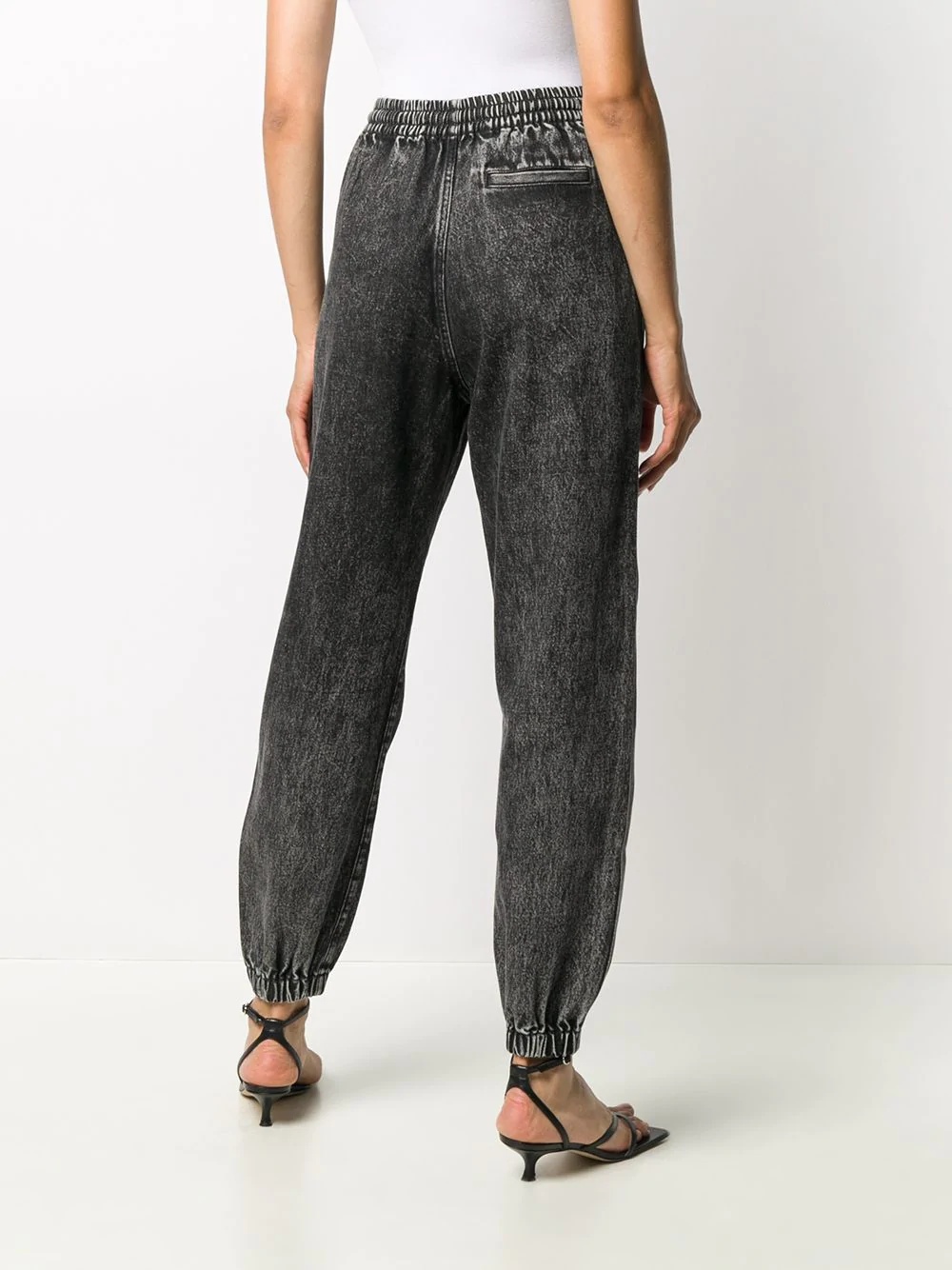 denim tapered trousers - 4