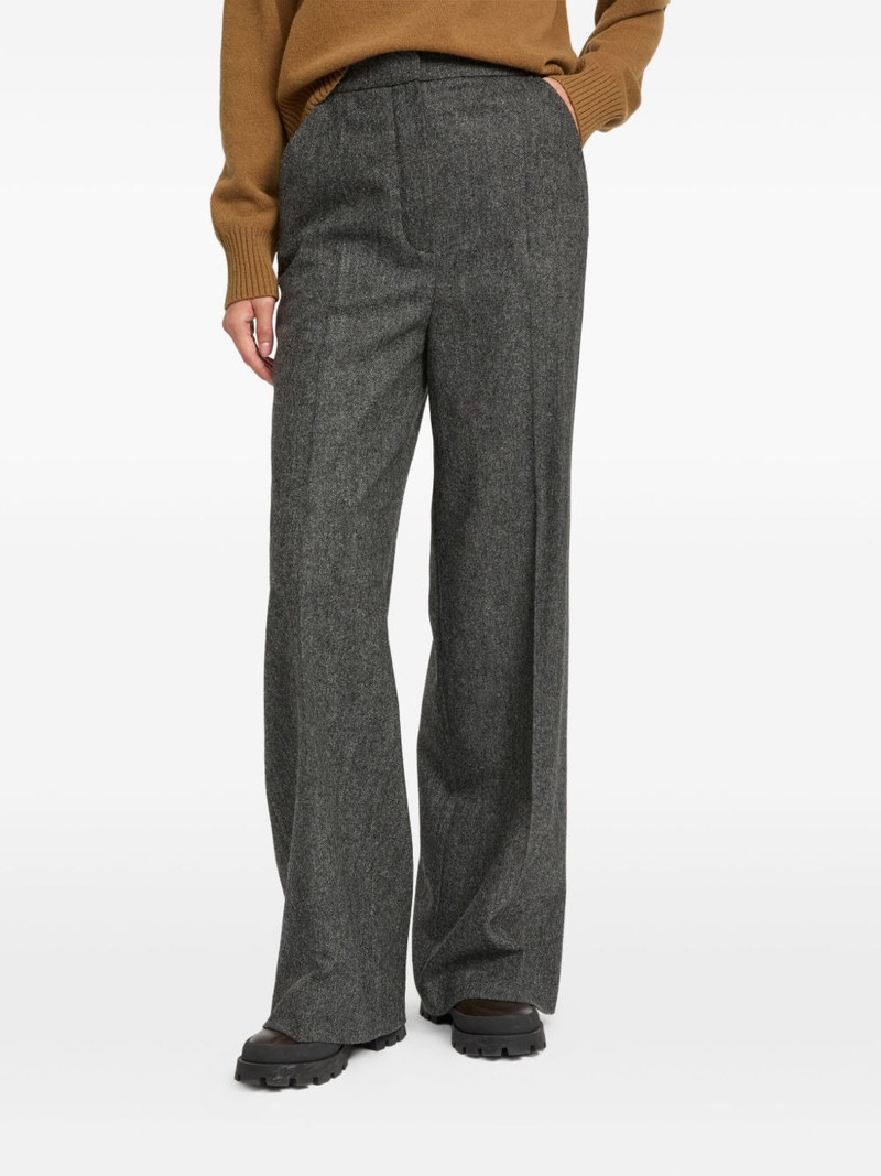 flannel tailored trousers 3