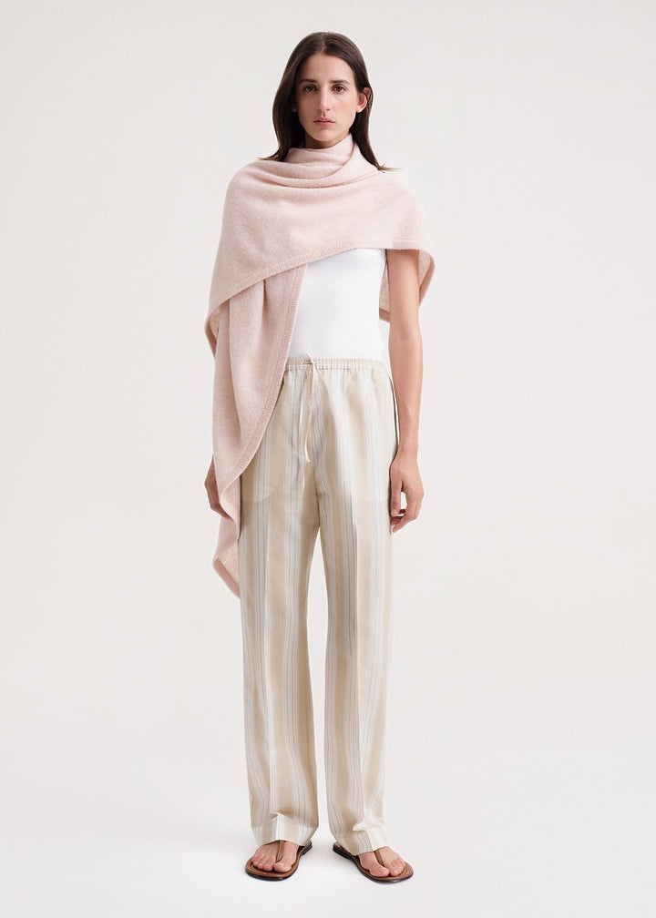 Press-creased drawstring trousers sand dune - 2