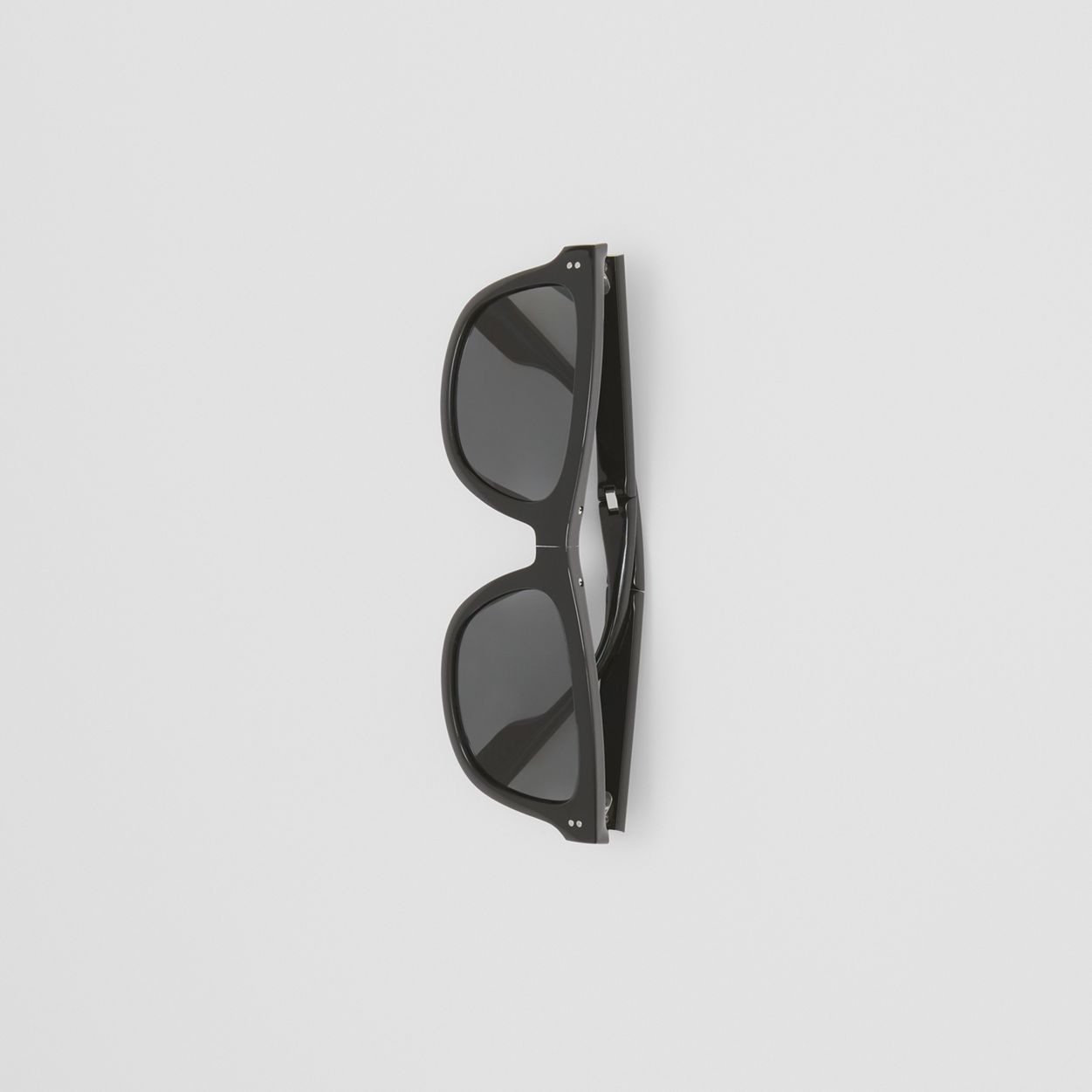 Logo Detail Square Frame Foldable Sunglasses - 4