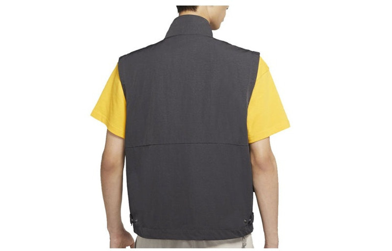 Nike Men's Nike ACG Functional Multiple Pockets Casual Sports Stand Collar vest Black CK7237-060 outlook