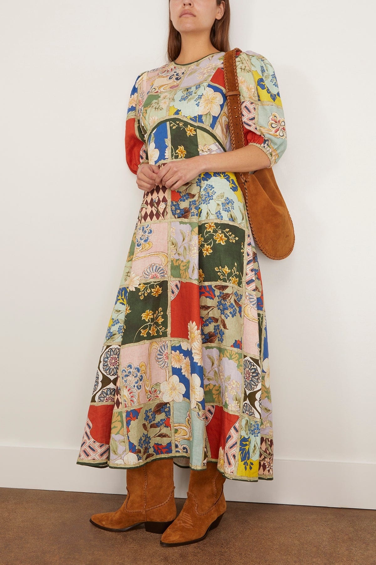 Bianca Midi Dress in Multi - 2