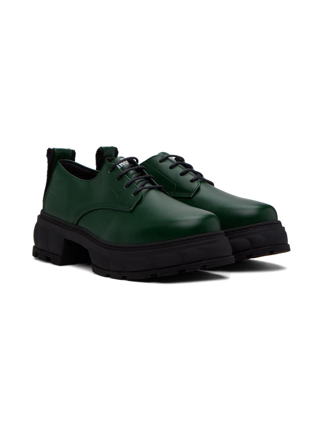 SSENSE Exclusive Green Alter Derbys - 4