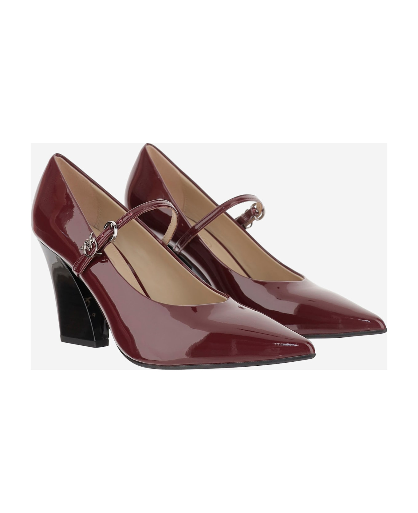 Shiny Leather Pumps - 3