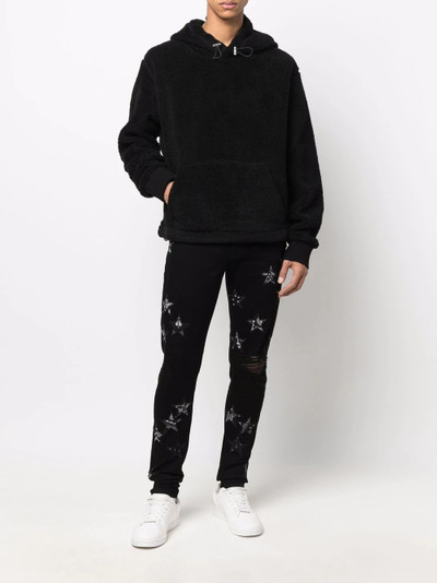 AMIRI fleece-texture hoodie outlook