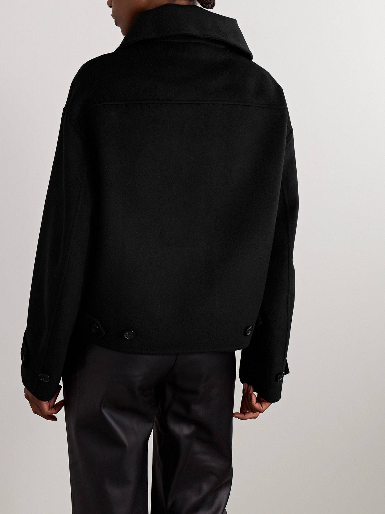 Wool And Cashmere-blend Felt Jacket - 3