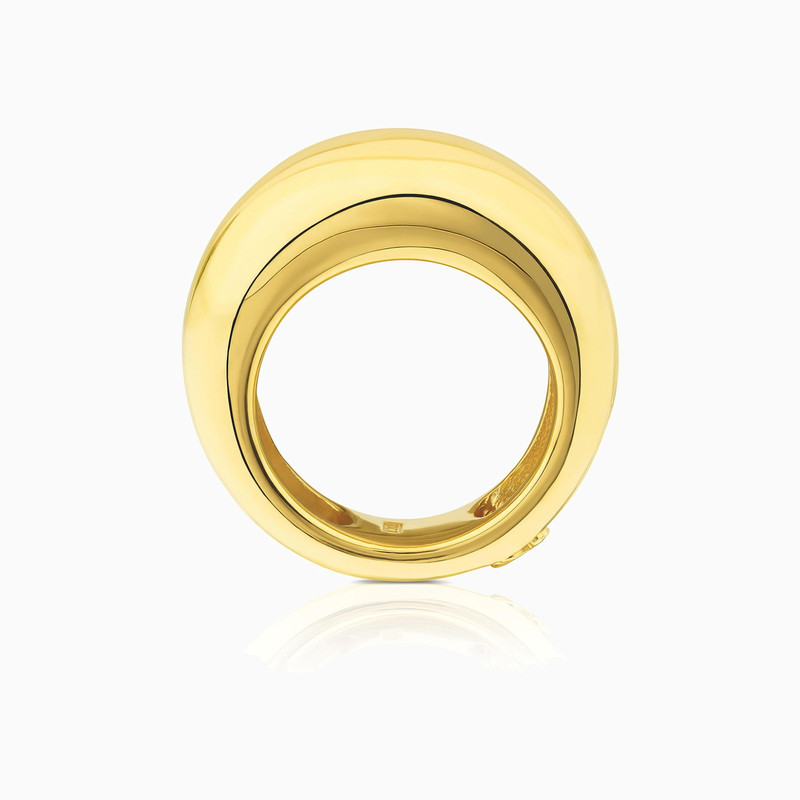 TOUS 18K gold vermeil TOUS Warm Ring 1cm. outlook