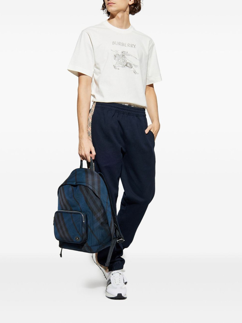 Burberry check-trim track pants outlook