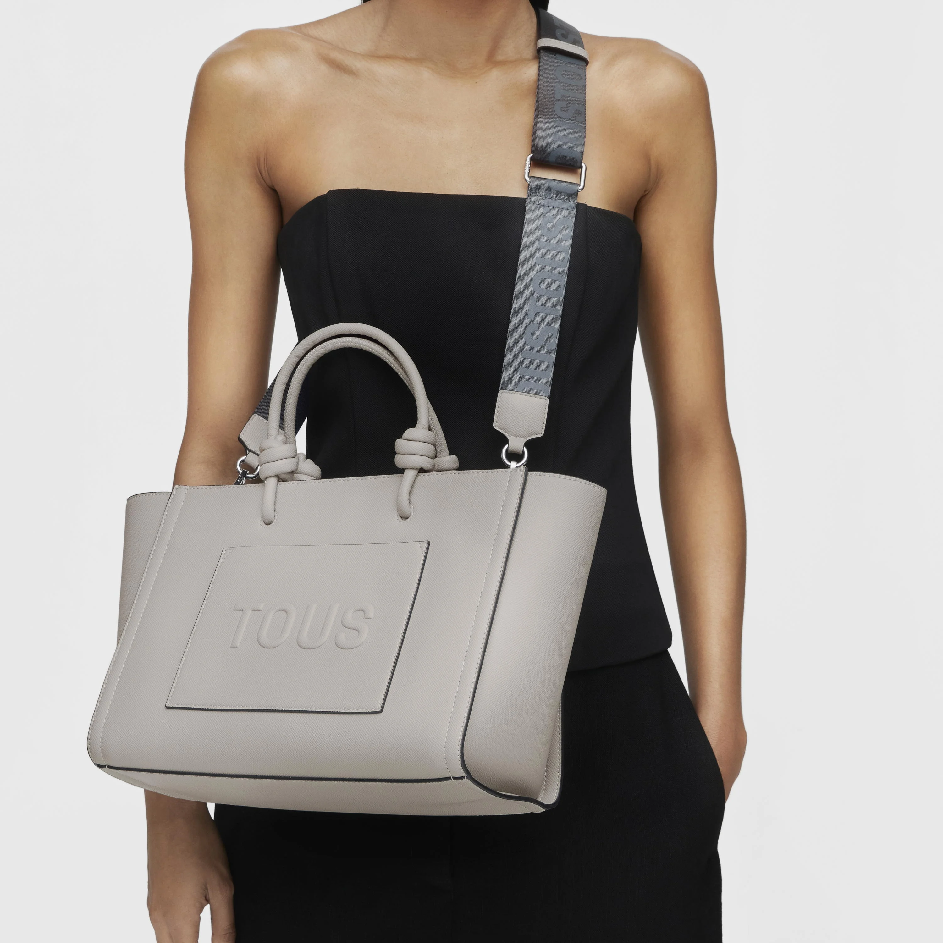Medium gray TOUS La Rue New Amaya Shopping bag - 1