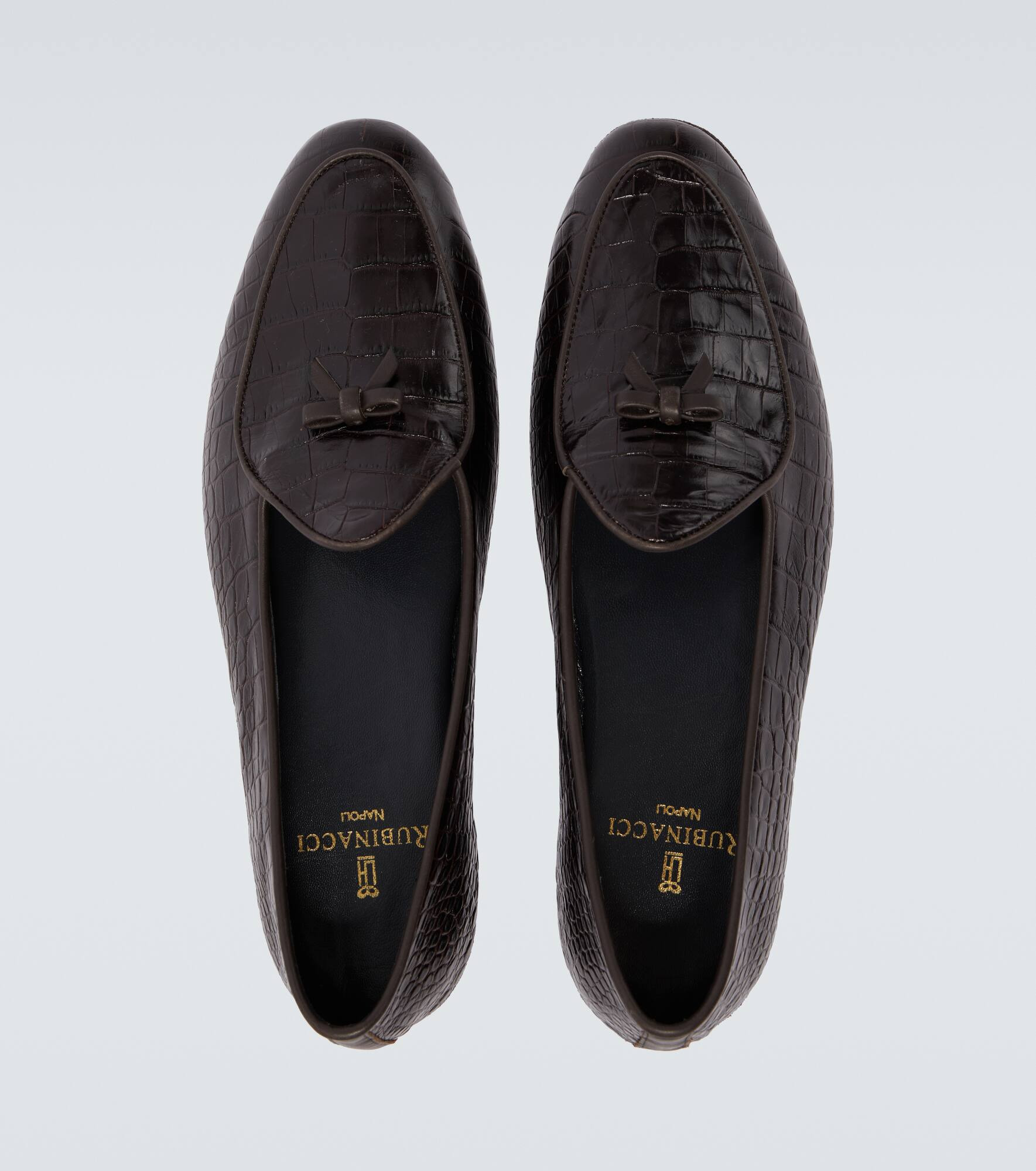 Marfy croc-effect leather loafers - 4