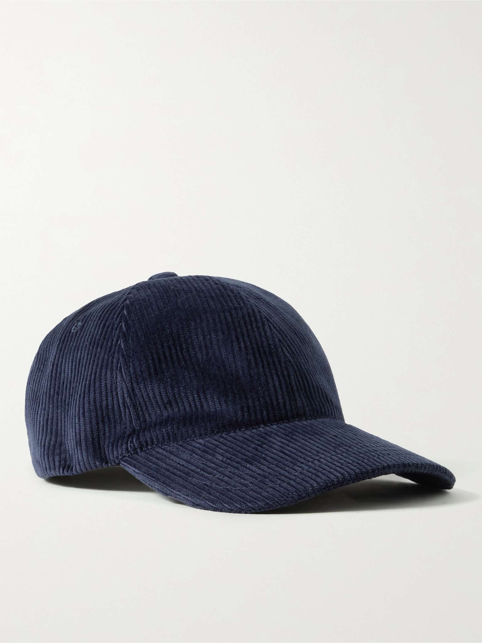 Cotton-Corduroy Baseball Cap - 1