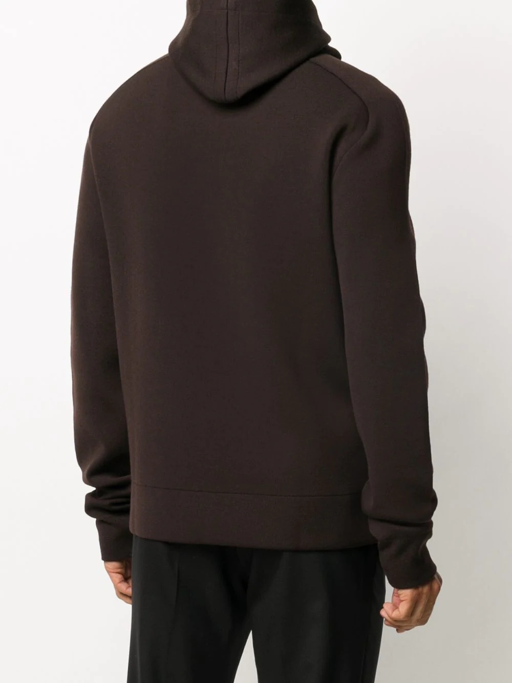 shawl neck hoodie - 4