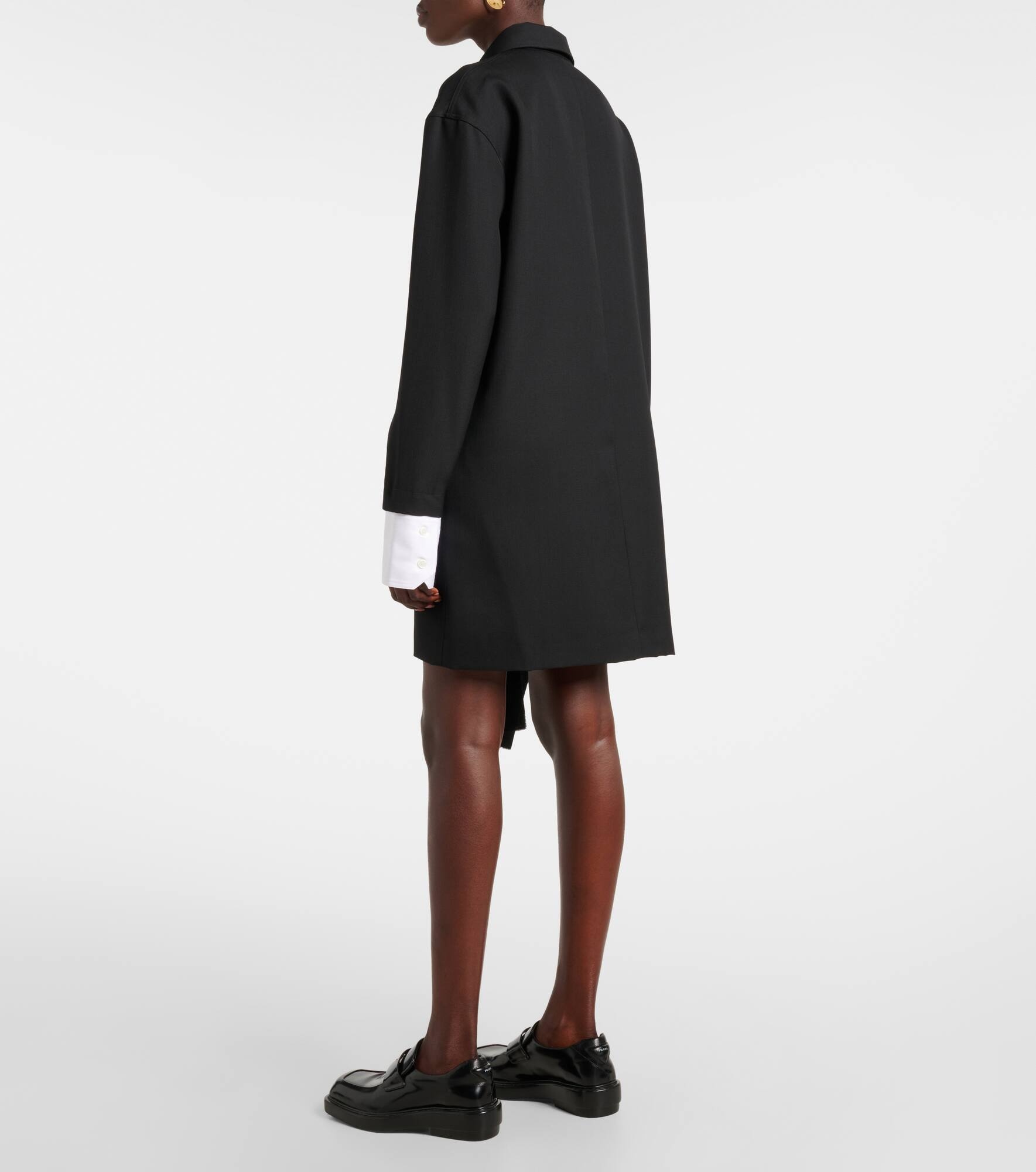 Wool-blend minidress - 3