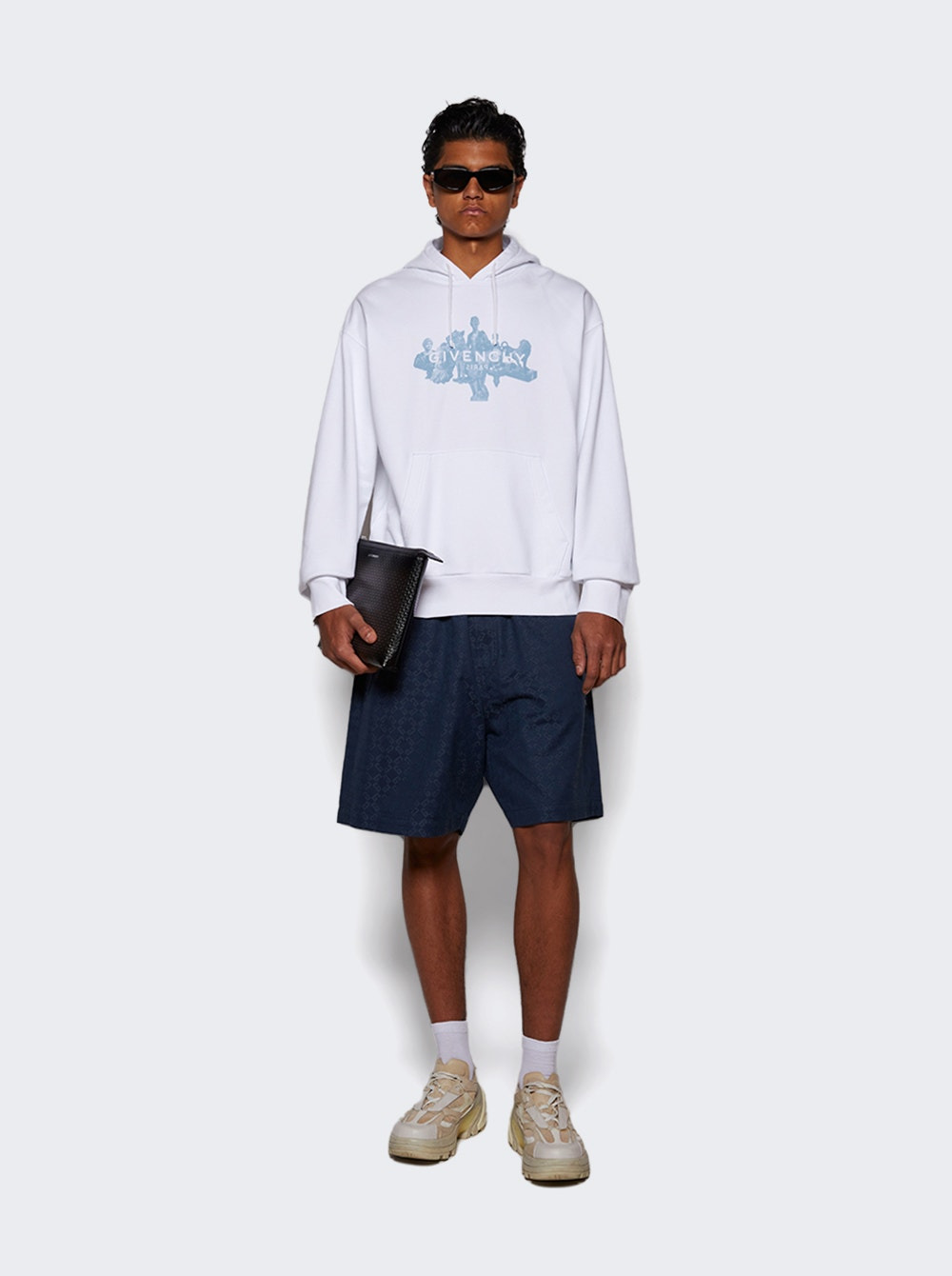 Monogram Short Grey And Blue - 5