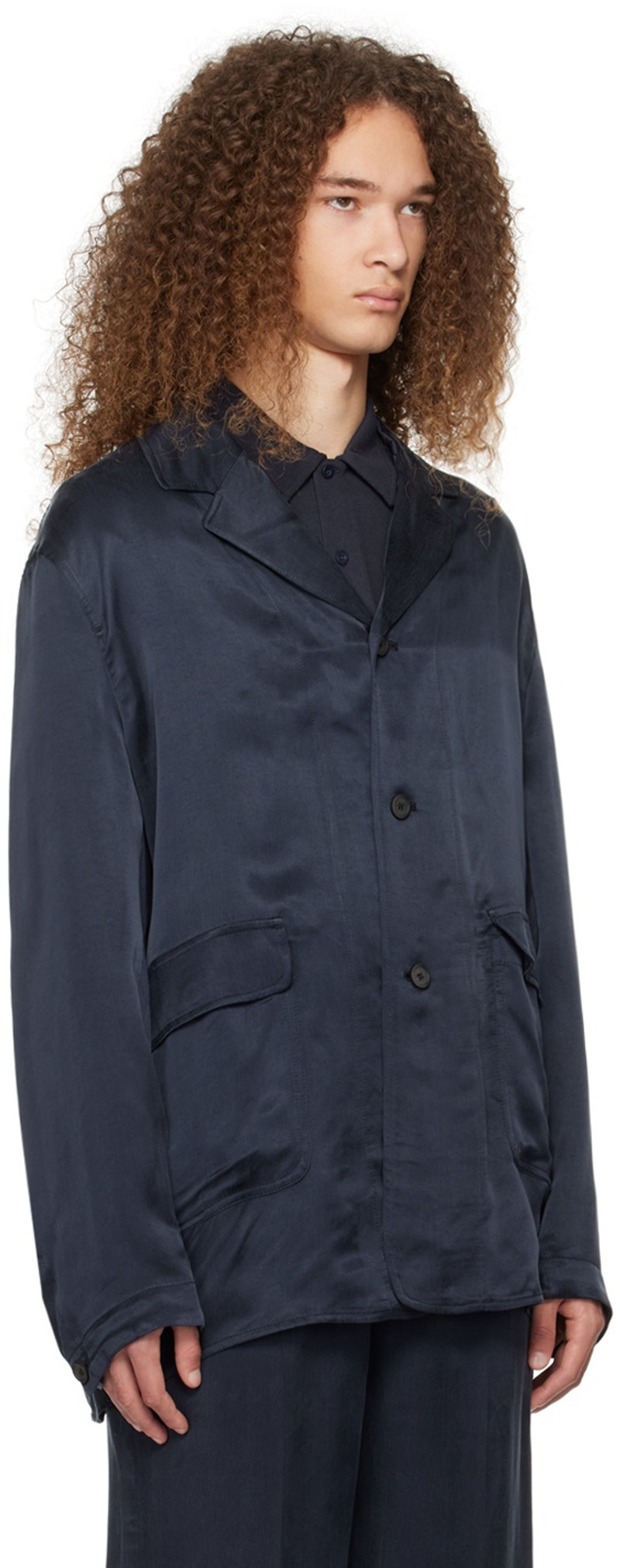 HOPE Navy Feast Blazer outlook