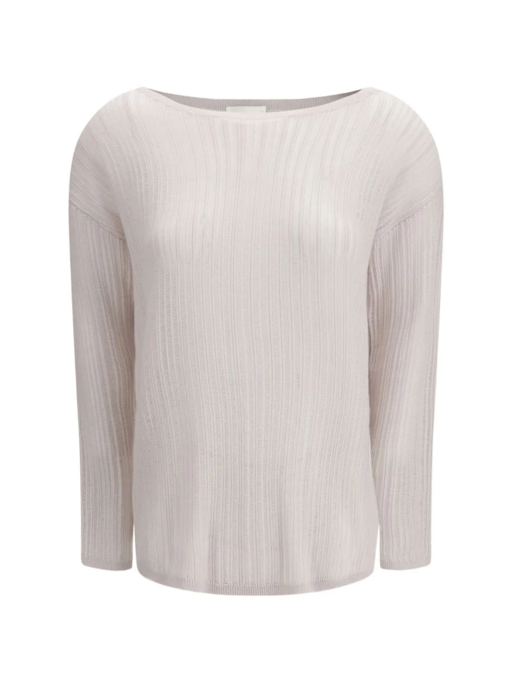 boatneck ribbed knitwear - 1