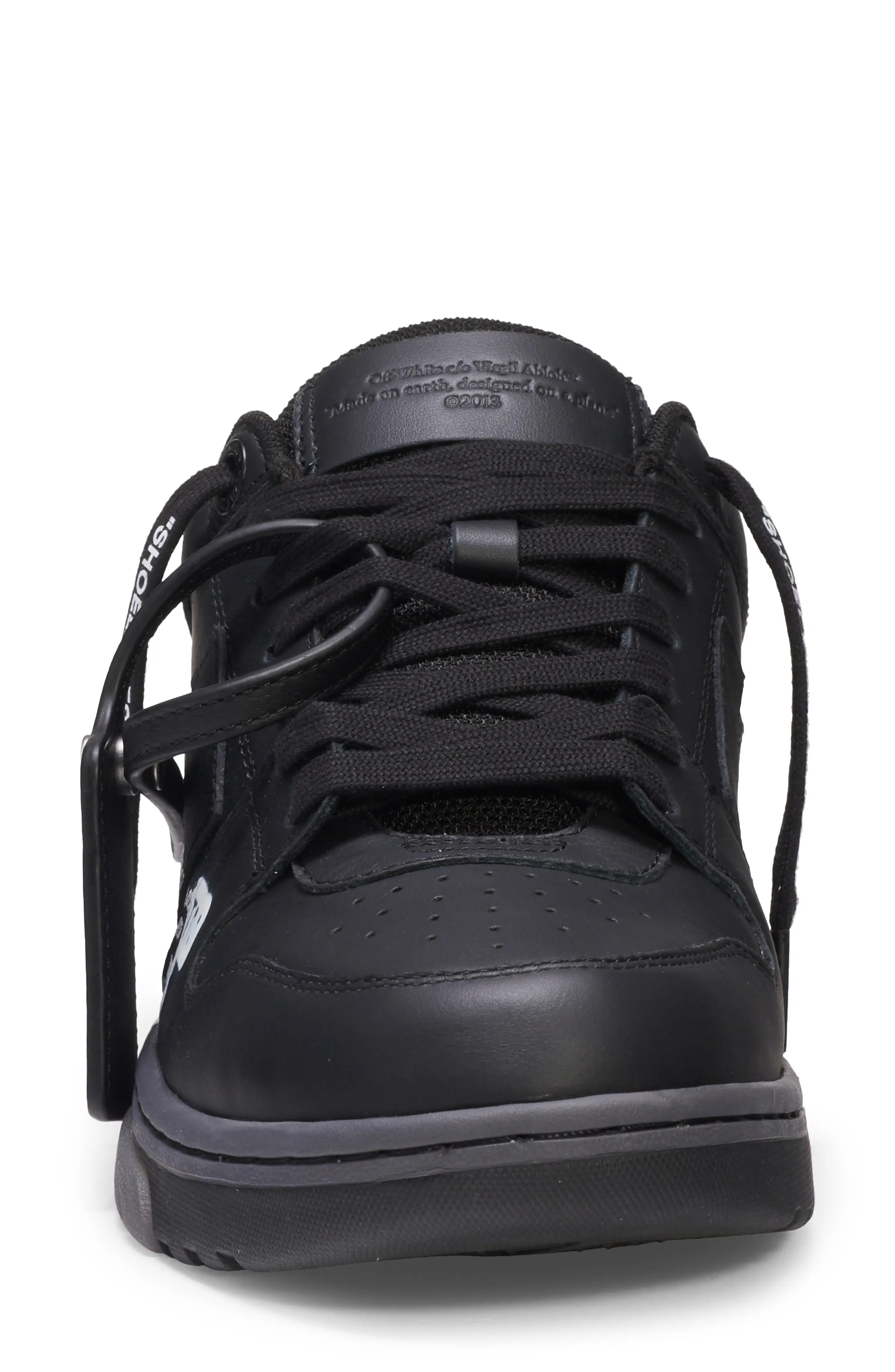 Out of Office Mid Top Sneaker in Black/White - 4