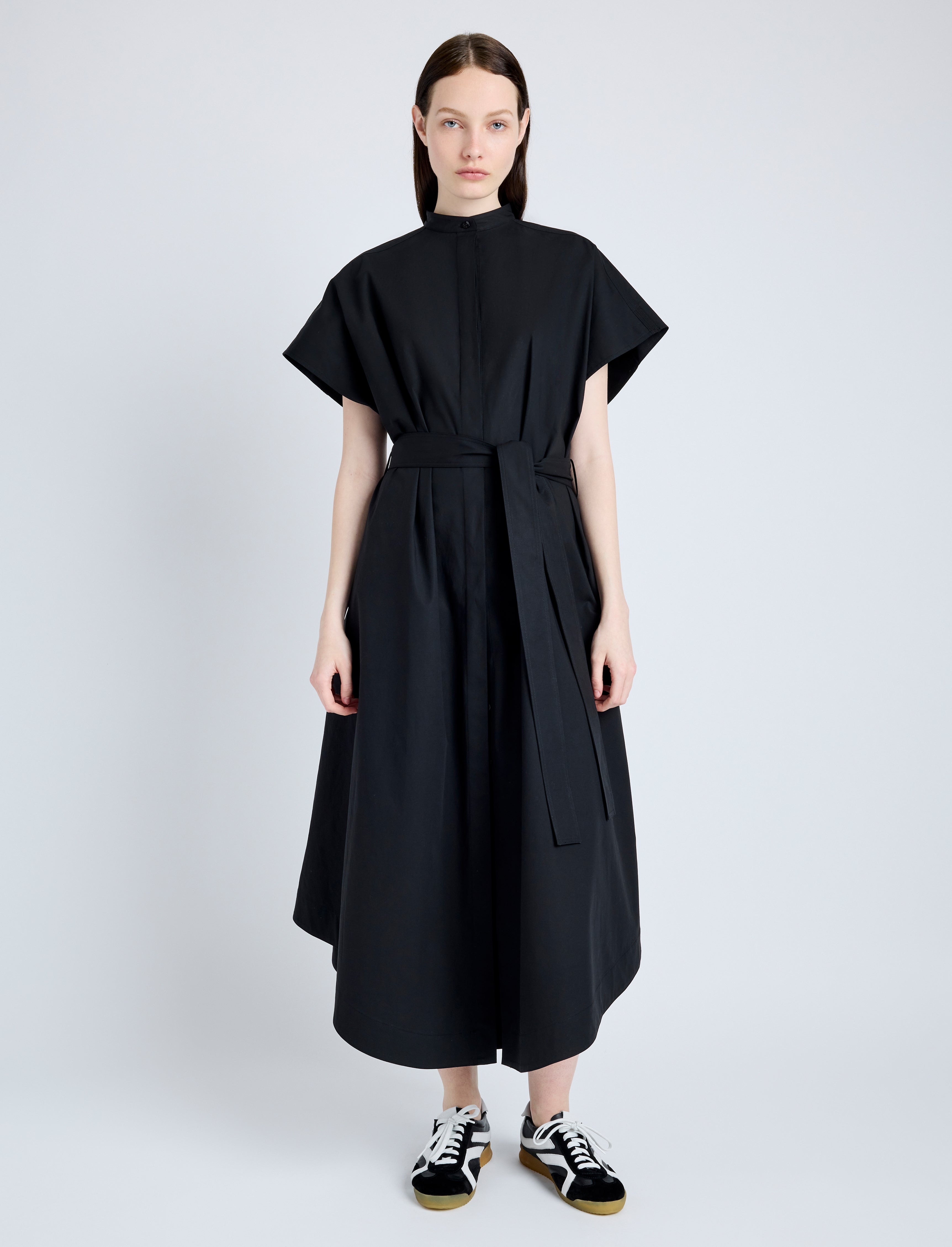 Walker Dress in Eco Poplin - 2