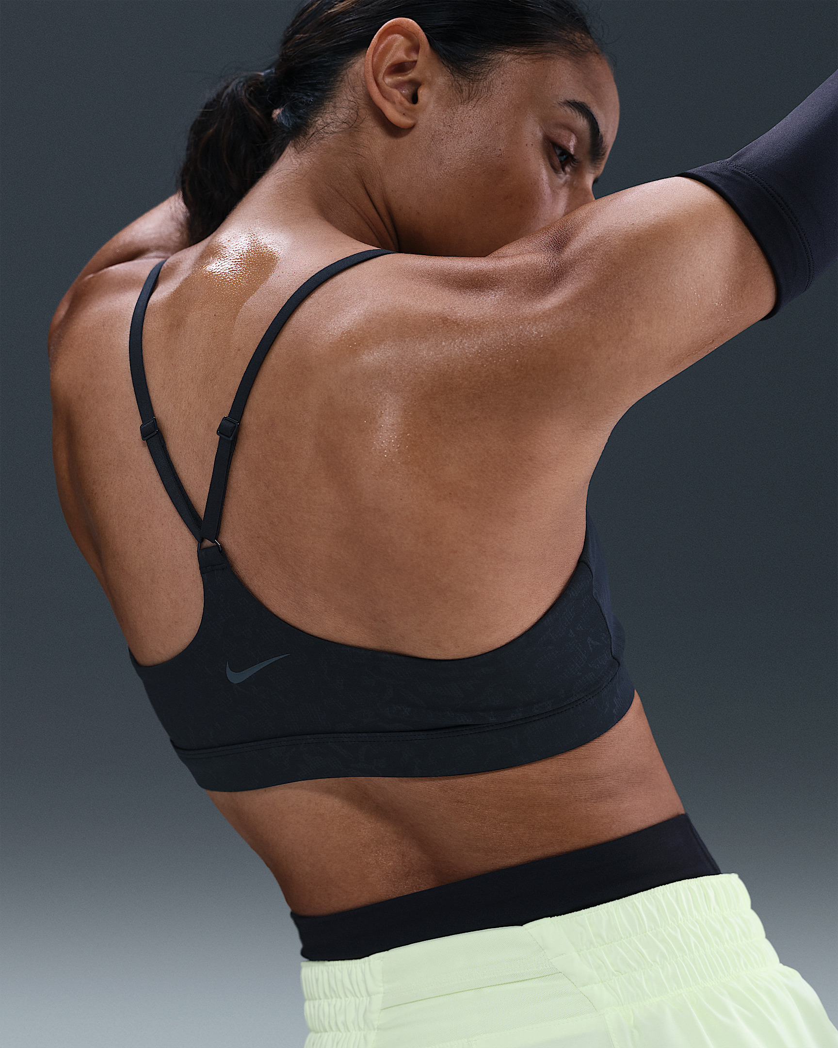 Nike Indy Light Support Women's Padded Floral Sports Bra - 2