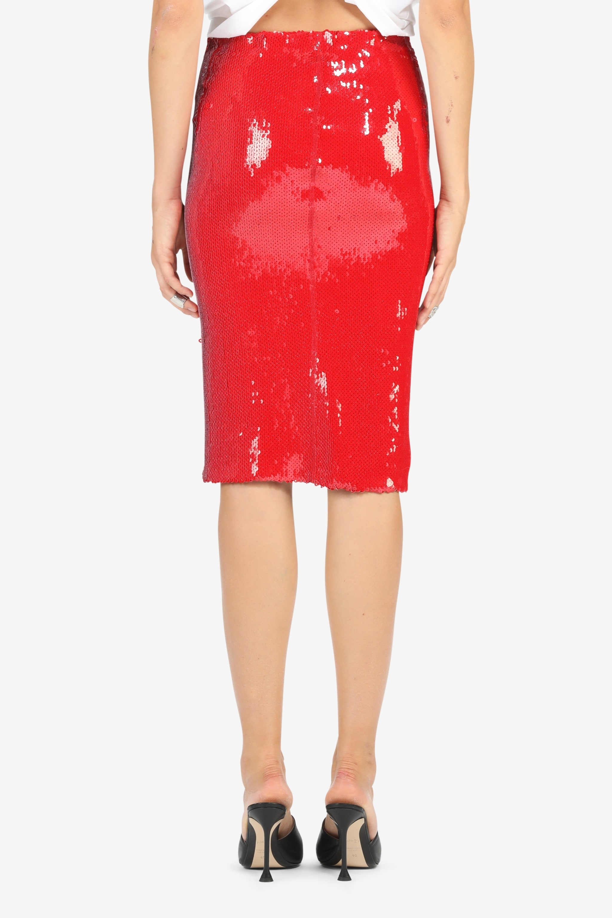 SEQUIN-EMBELLISHED PENCIL SKIRT - 2