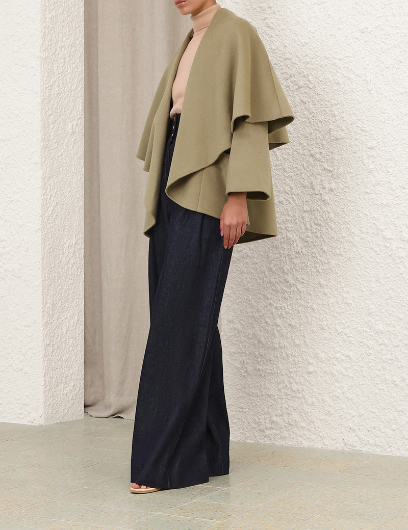 REBELLION TIE NECK CAPE 3
