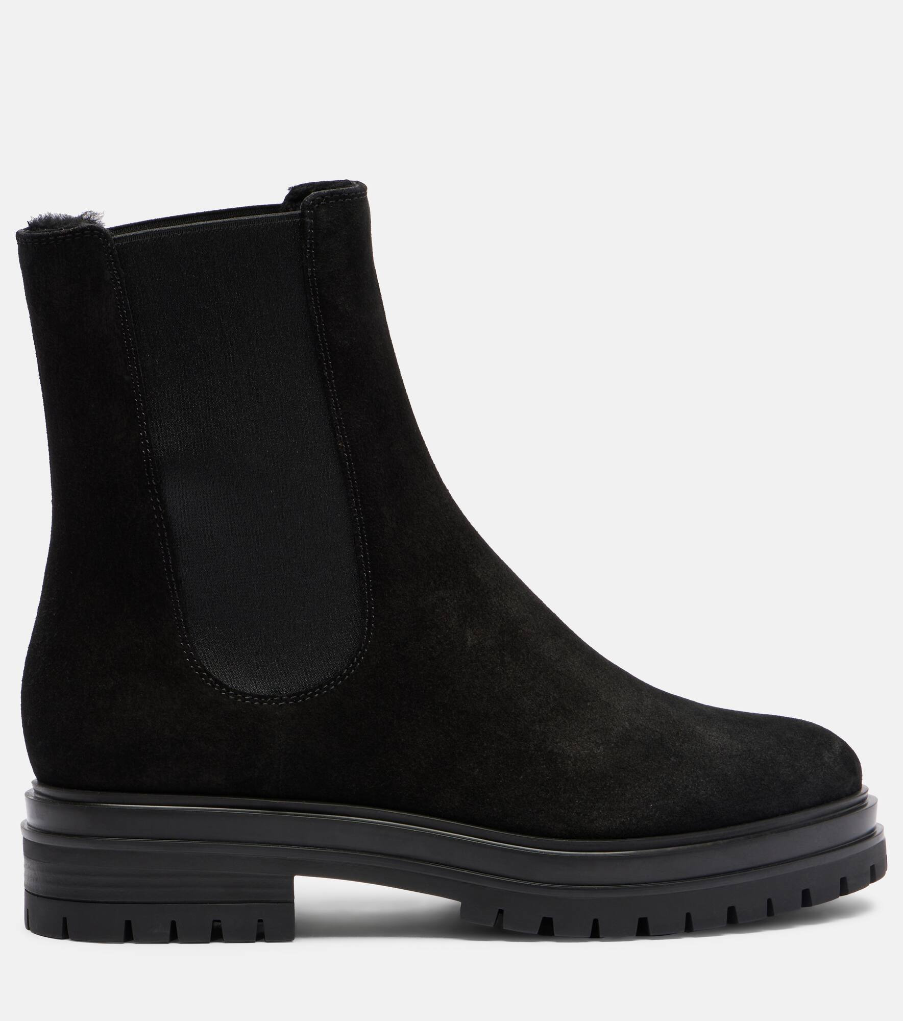 Chelsea suede ankle boots - 4