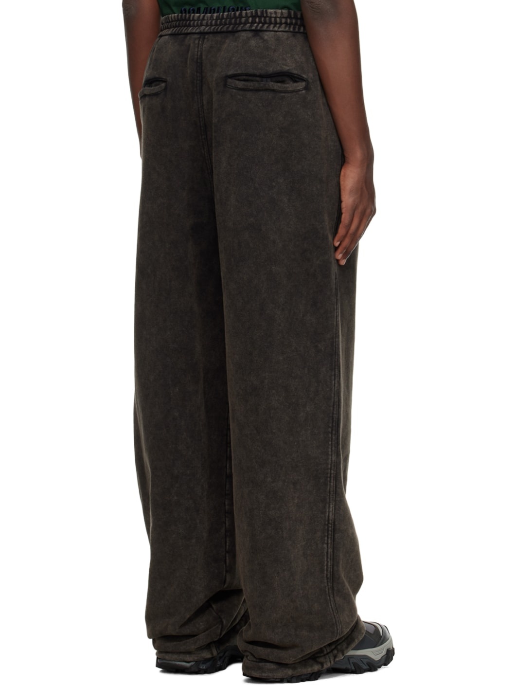 Brown Faded Sweatpants - 3