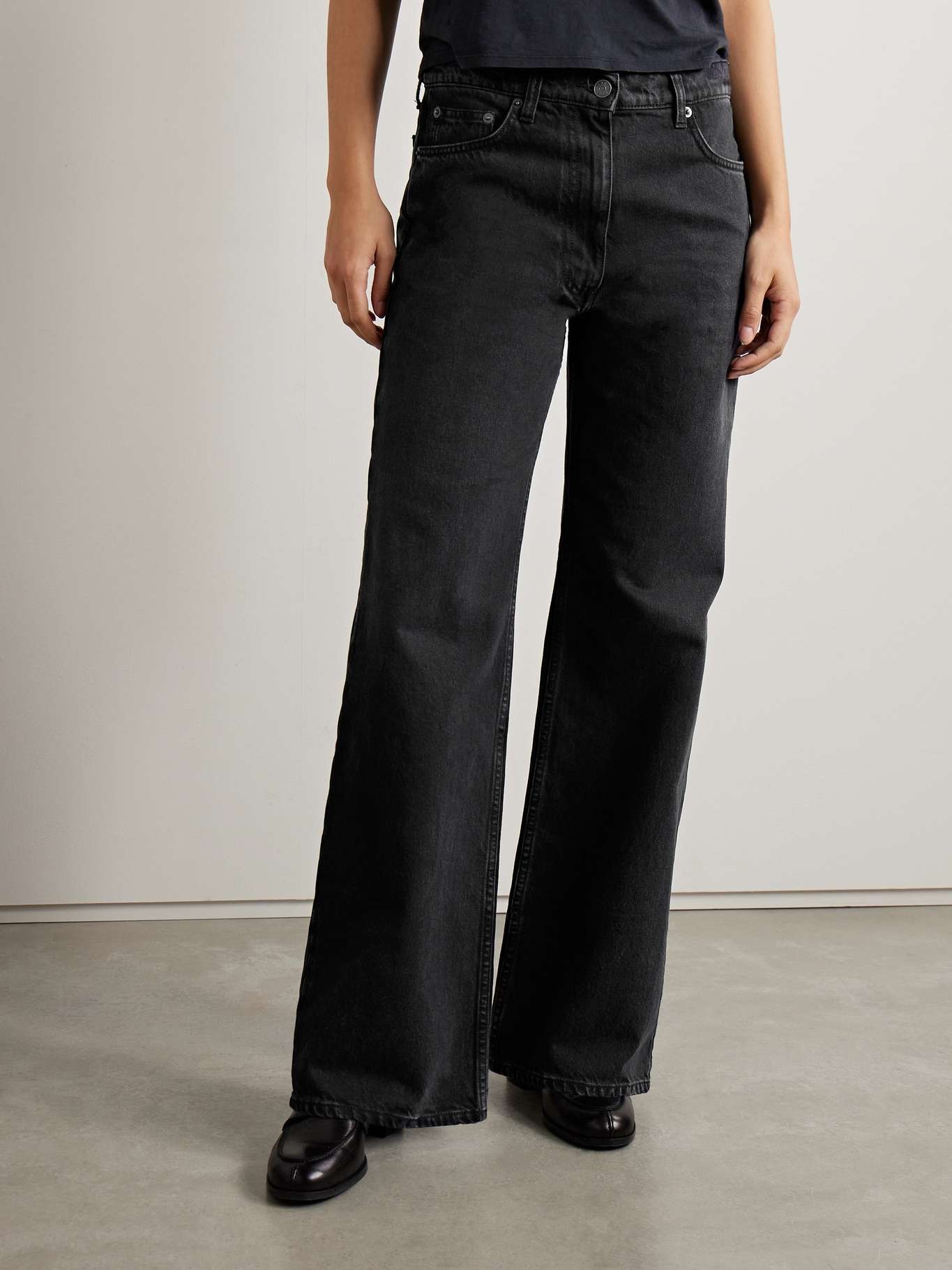 Dean high-rise wide-leg jeans - 3