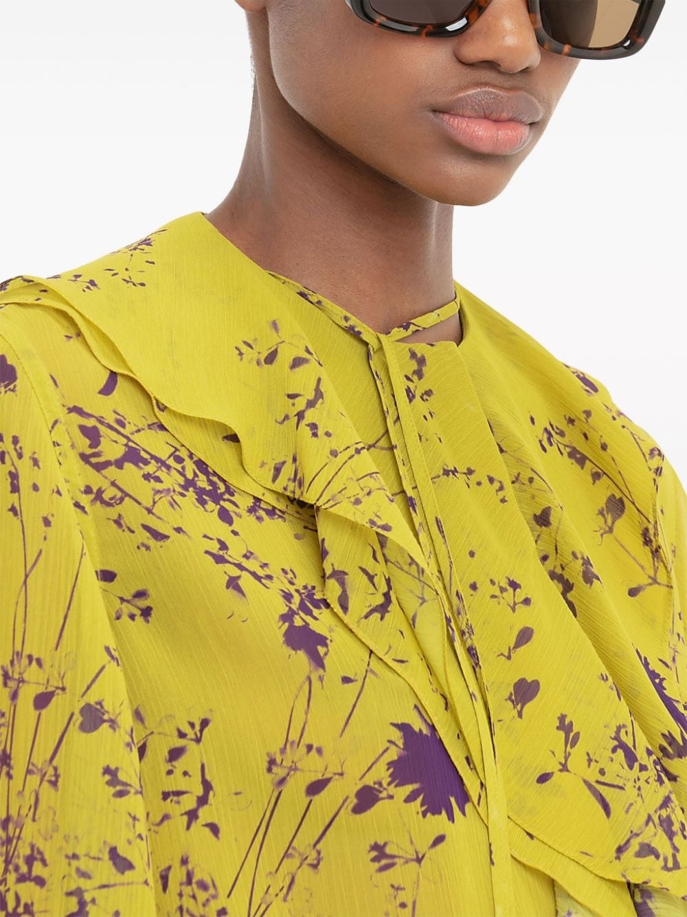 Romantic floral-print blouse - 7