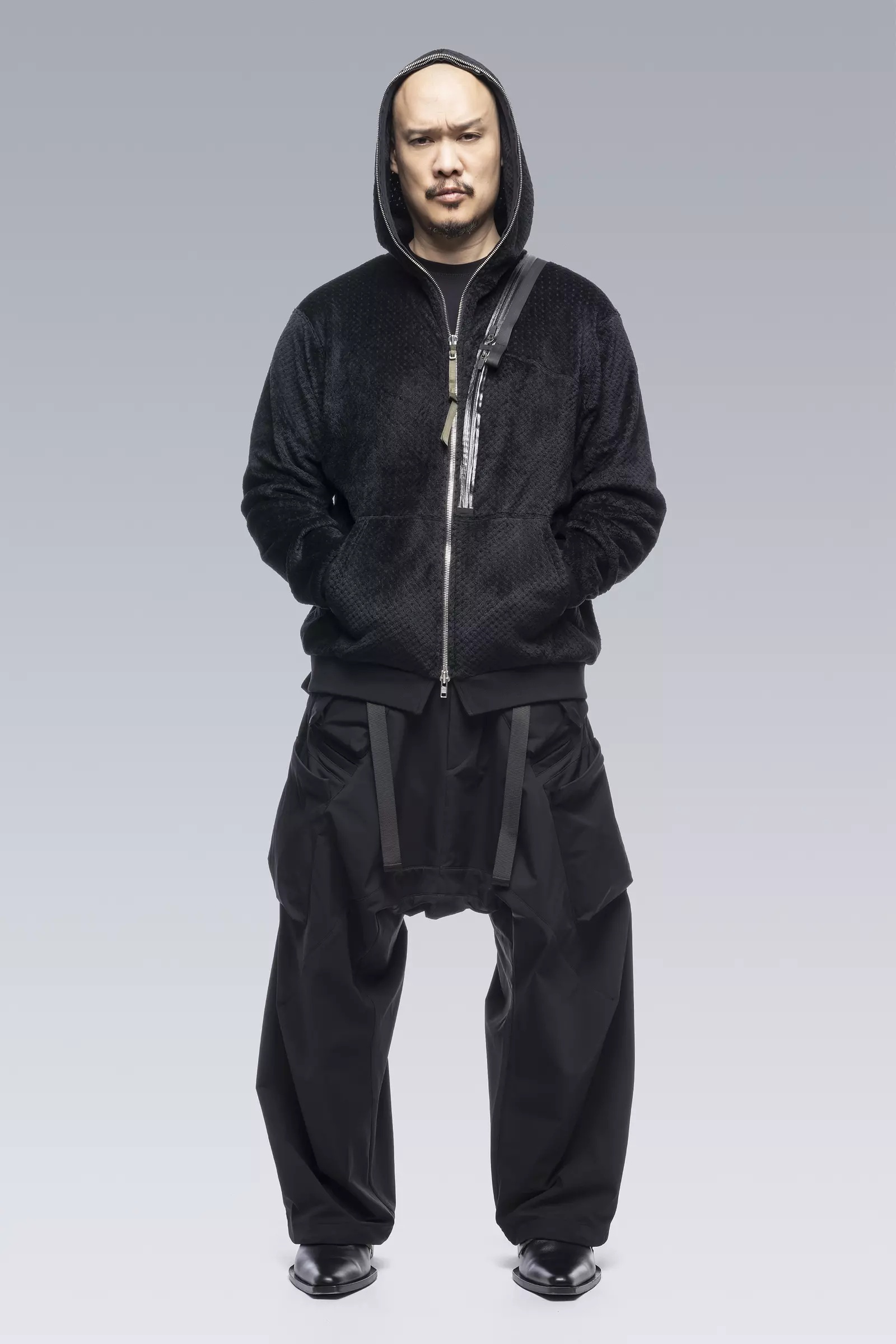J117-HL Polartec® High Loft Hooded Insulator Black - 9